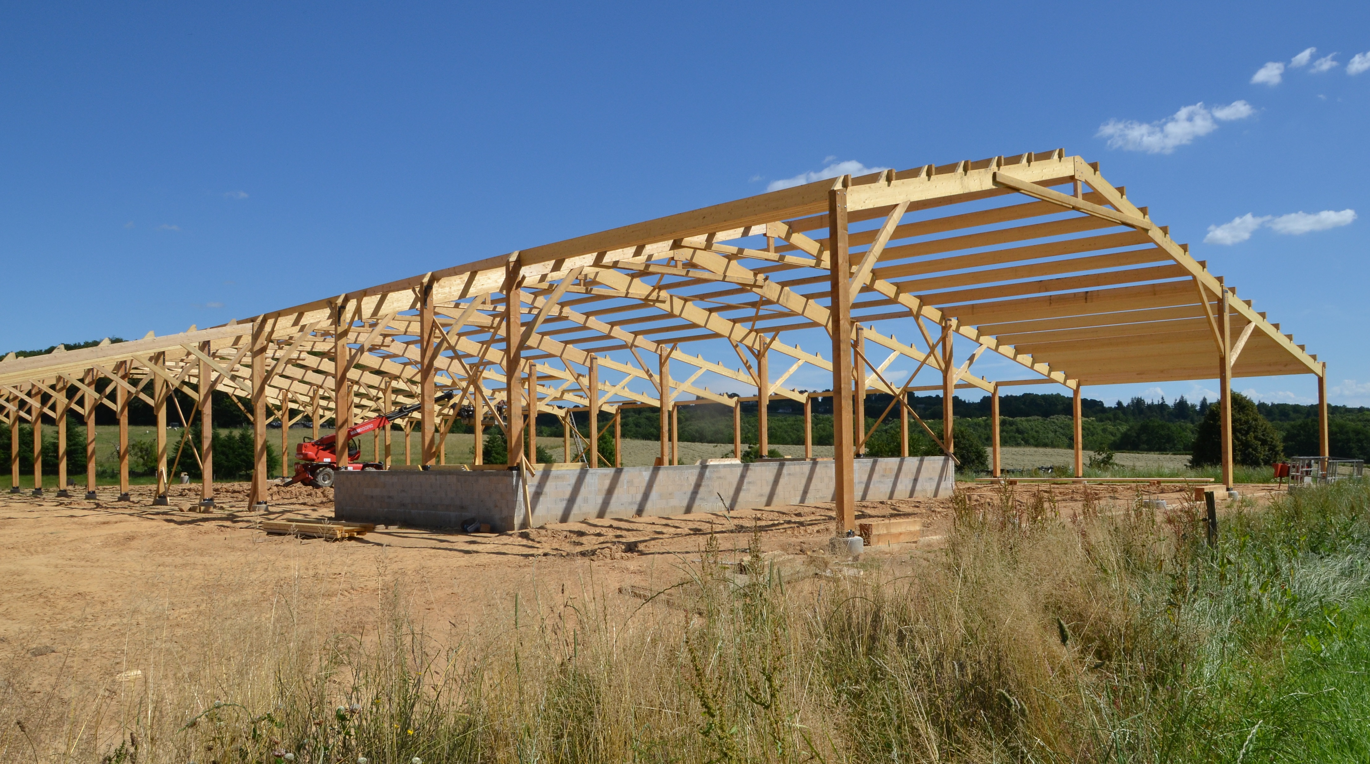 bâtiment agricole, bâtiment d'élevage en kit, hangar, abris