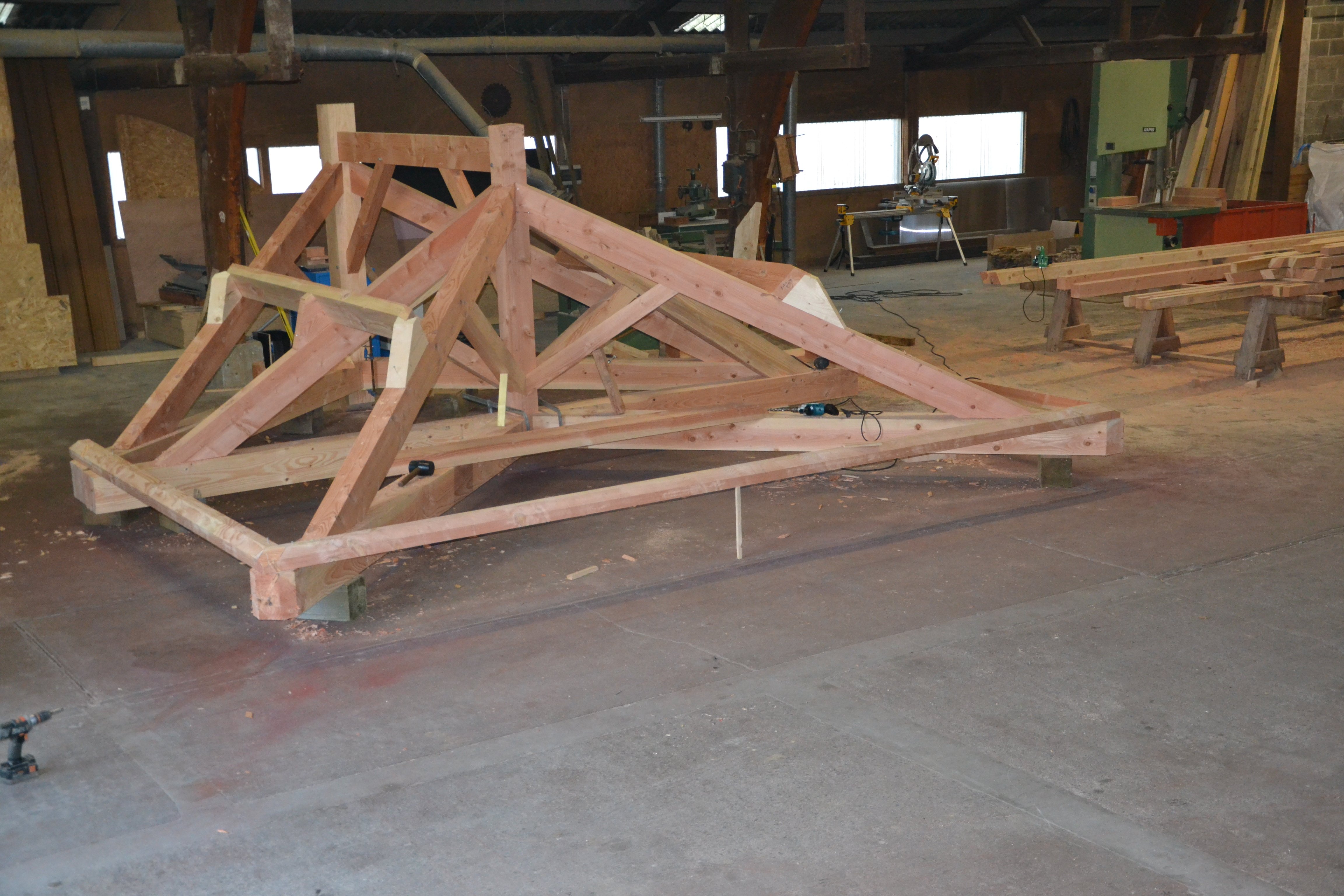 Fabrication Charpente 3 Versants et Pénétration