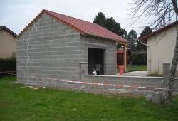 Construction d'un Garage et atelier Maçonnerie Traditionnelle