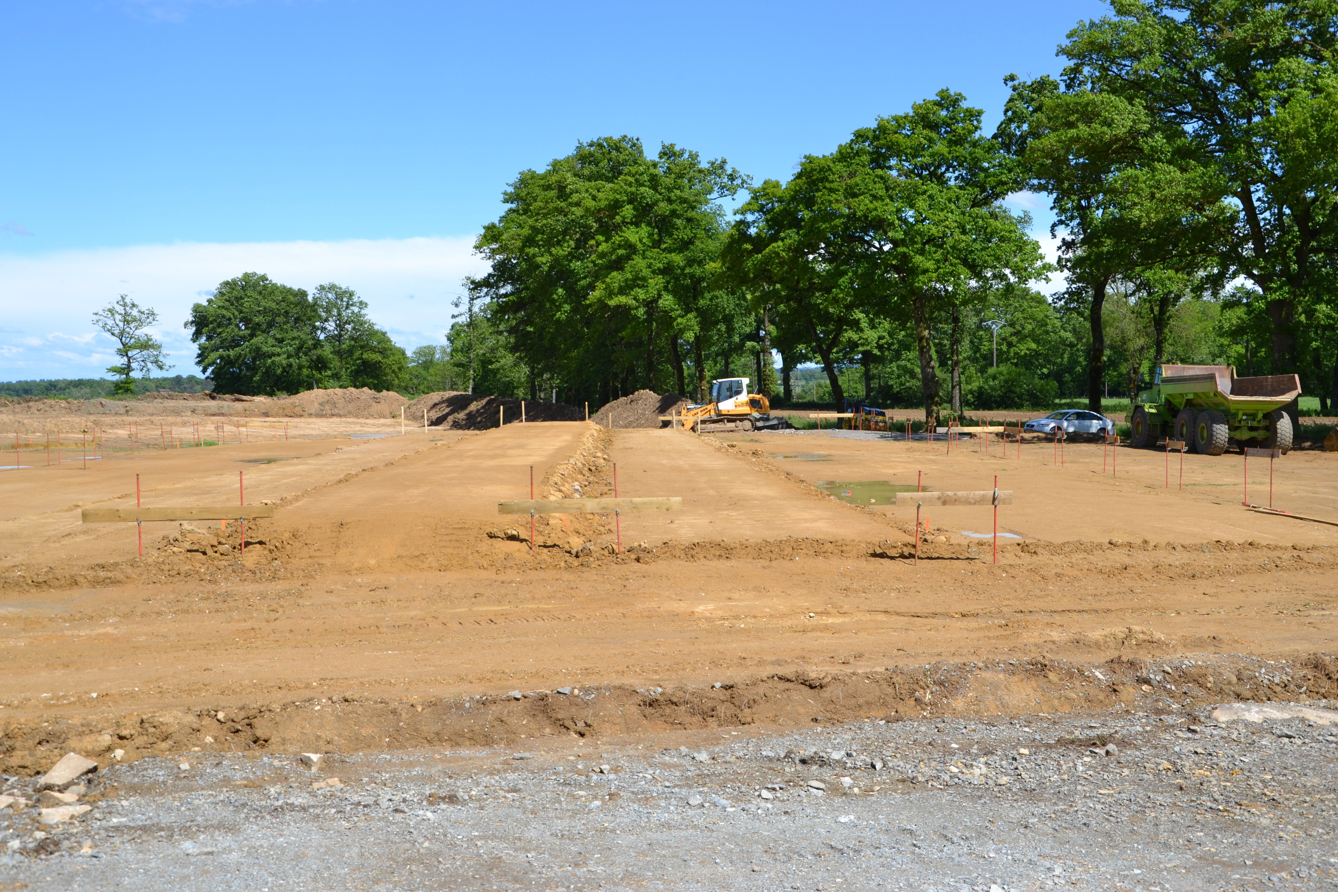 Terrassement, Nivellement, Implantation