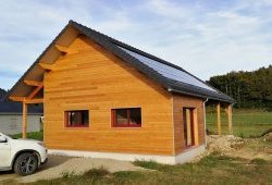 Bardage Mélèze naturel sur Immeuble Bureaux