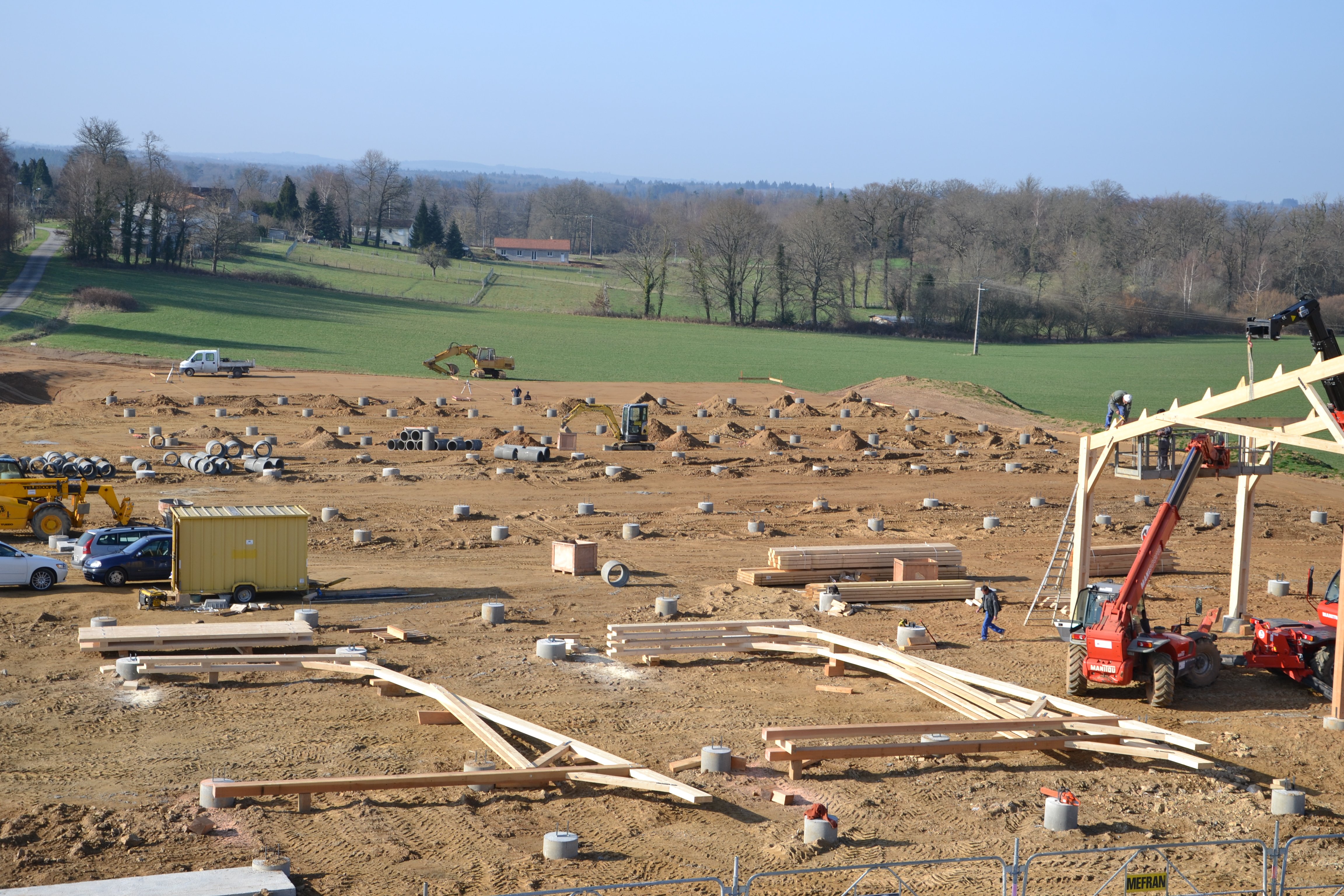 Fondations pour 6 Hangars et Stabulations Bovins !