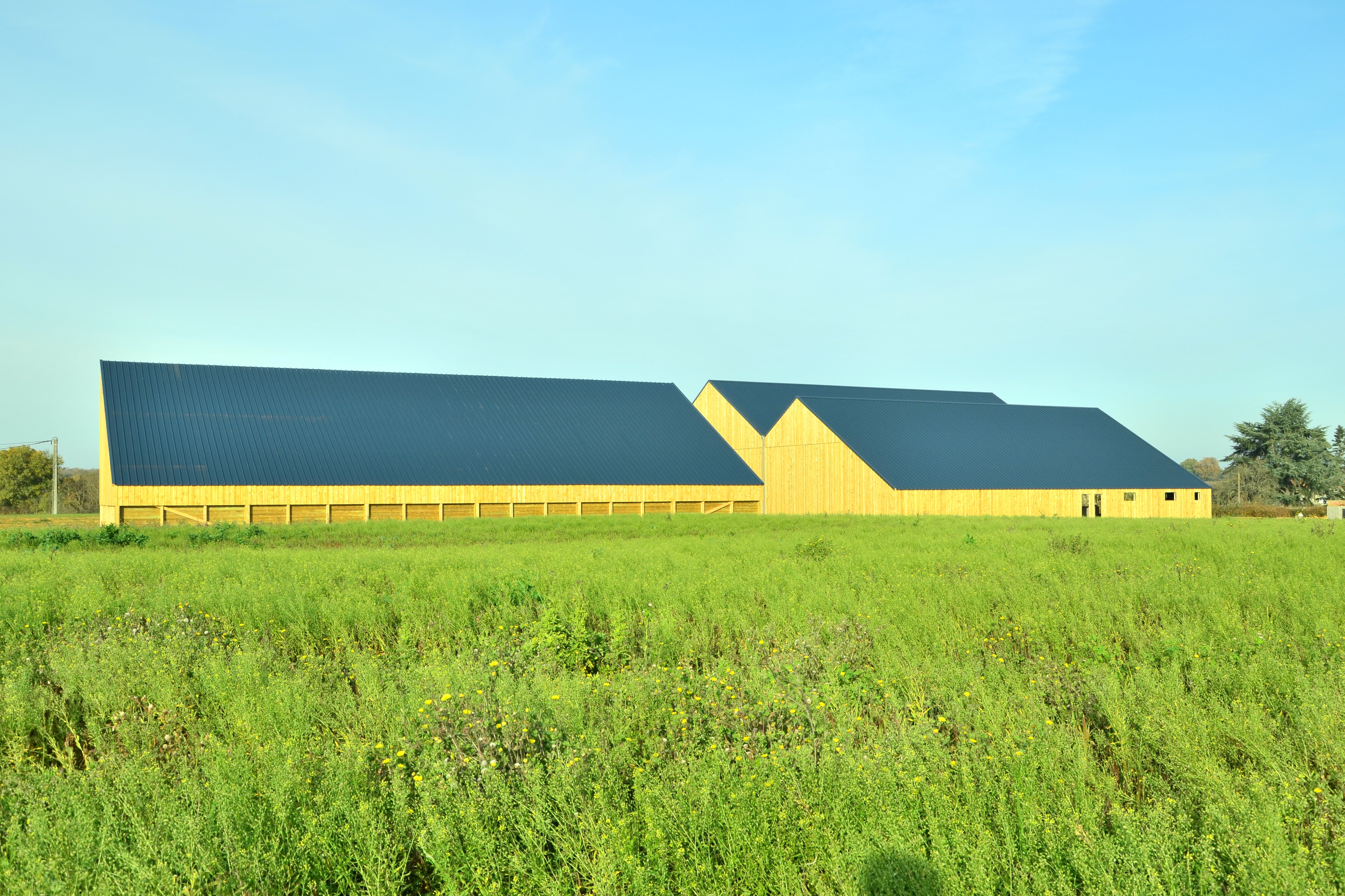Couverture Bac "sec" sur Bâtiment de stockage