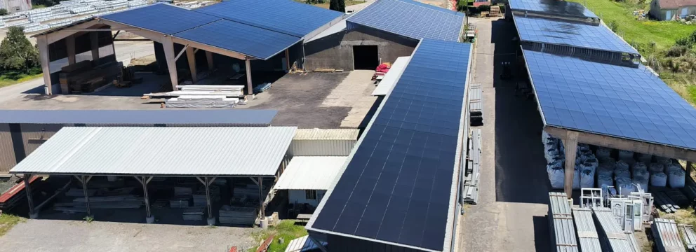 Locaux de CMBM, entreprise de charpente et gros œuvre