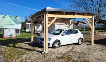 Carport solaire une place - CMBM