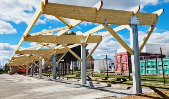 Ombrière bois/acier, financez votre projet avec STTL